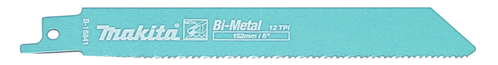 Tiesinio pjūklo pjūkleliai MAKITA, 152 mm, 14 TPI, BIM, metalui iki 8 mm, 2 vnt.-0