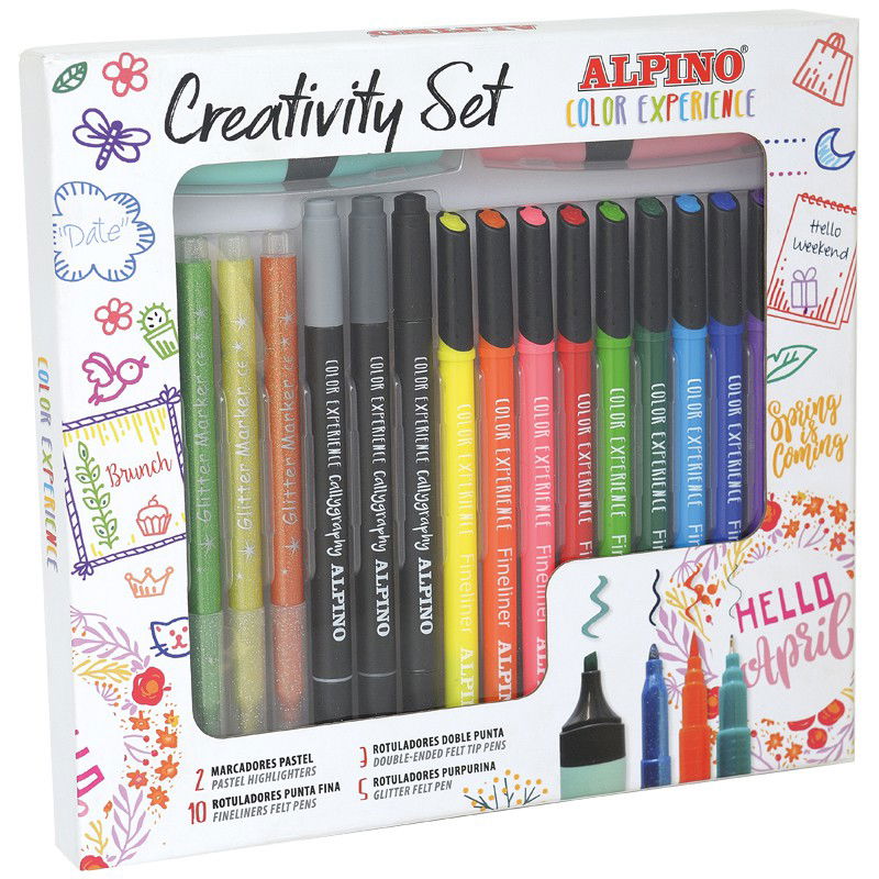 Rinkinys kūrybai ALPINO Color experience creativity set - 1