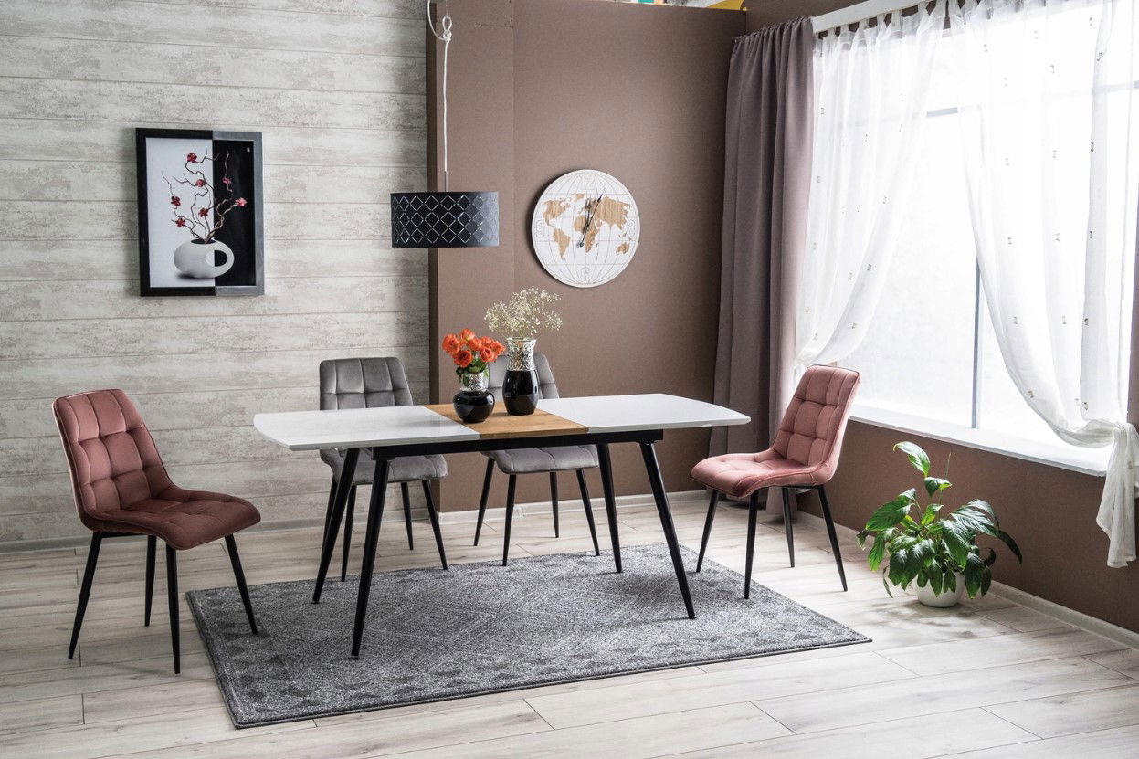 Kėdė CHIC, rožinė/juoda - 2