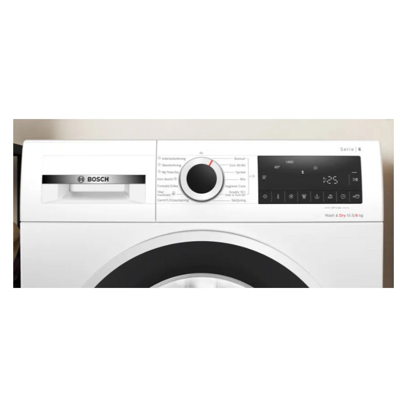 Skalbyklė - džiovyklė BOSCH WNG2540LSN, 10.5/ 6 kg-1