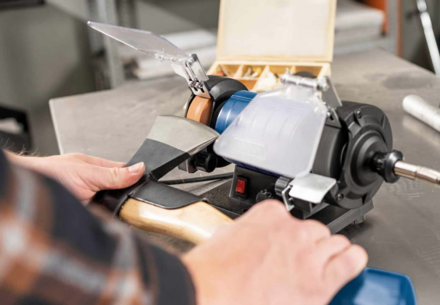 Elektrinis galąstuvas Scheppach HG35 lanktstus velenas ir priedai - 4