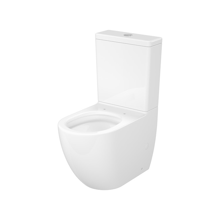 Unitazo komplektas CERSANIT DORADO PRO OVAL, su lėtai nusileidžiančiu dangčiu, 3/6 l-1