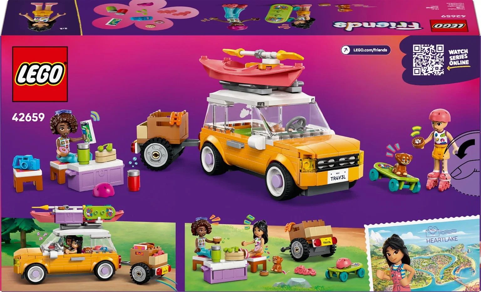 Konstruktorius LEGO Friends Friendship Road-Trip Travel Car-1