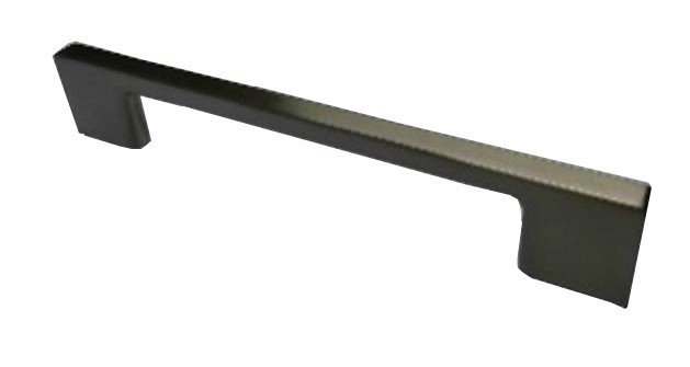 Baldų rankenėlė, stačiakampė, L-128 mm, plieno sp.