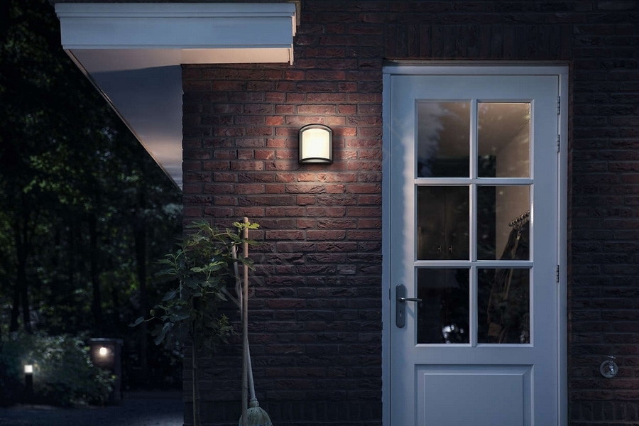 Sieninis LED lauko šviestuvas PHILIPS SAMONDRA, IP44, 2700 K, 12 W, 1200 lm, su judesio davikliu - 3