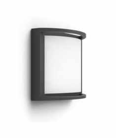 Sieninis LED lauko šviestuvas PHILIPS SAMONDRA, IP44, 2700 K, 12 W, 1200 lm, su judesio davikliu-0