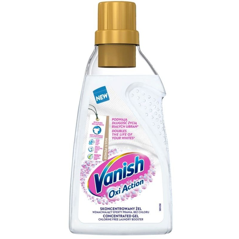 Dėmių šalinimo gelis VANISH Oxi Action, baltiems audiniams, 750 ml-0