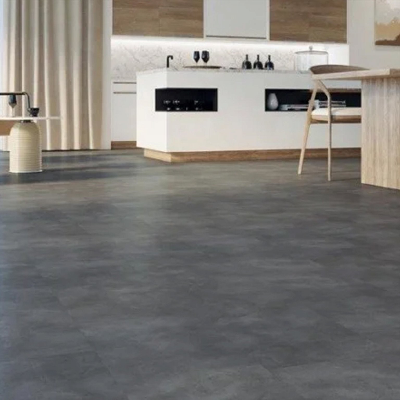 SPC vinilinės grindys BiClick Stone Kassel, 610 x 305 x 4 mm
