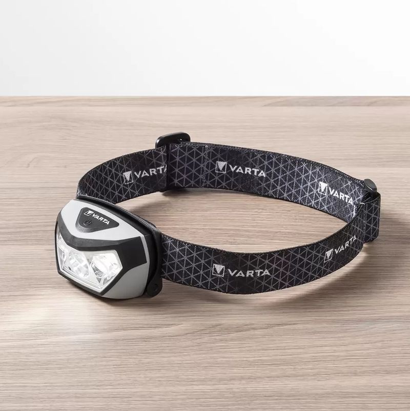 LED pakraunamas žibintas ant galvos VARTA Outdoor Sports Pro,IP67,3W,pakraunamas USB laidu,juodos sp - 3