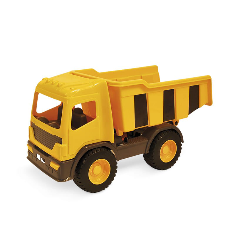 Žaislinis sunkvežimis, oranžinės sp., 44 x 20 x 26 cm
