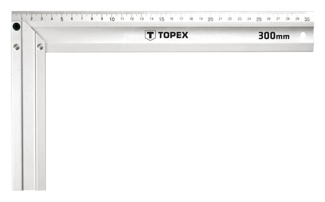 Kampainis TOPEX, 350 mm, aliumininis