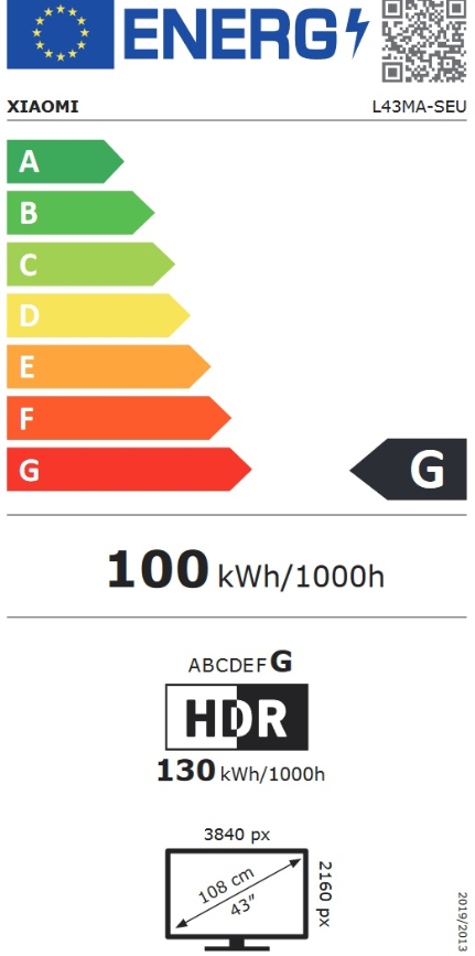 Televizorius Xiaomi A Pro 2025, QLED, 43 " - 3