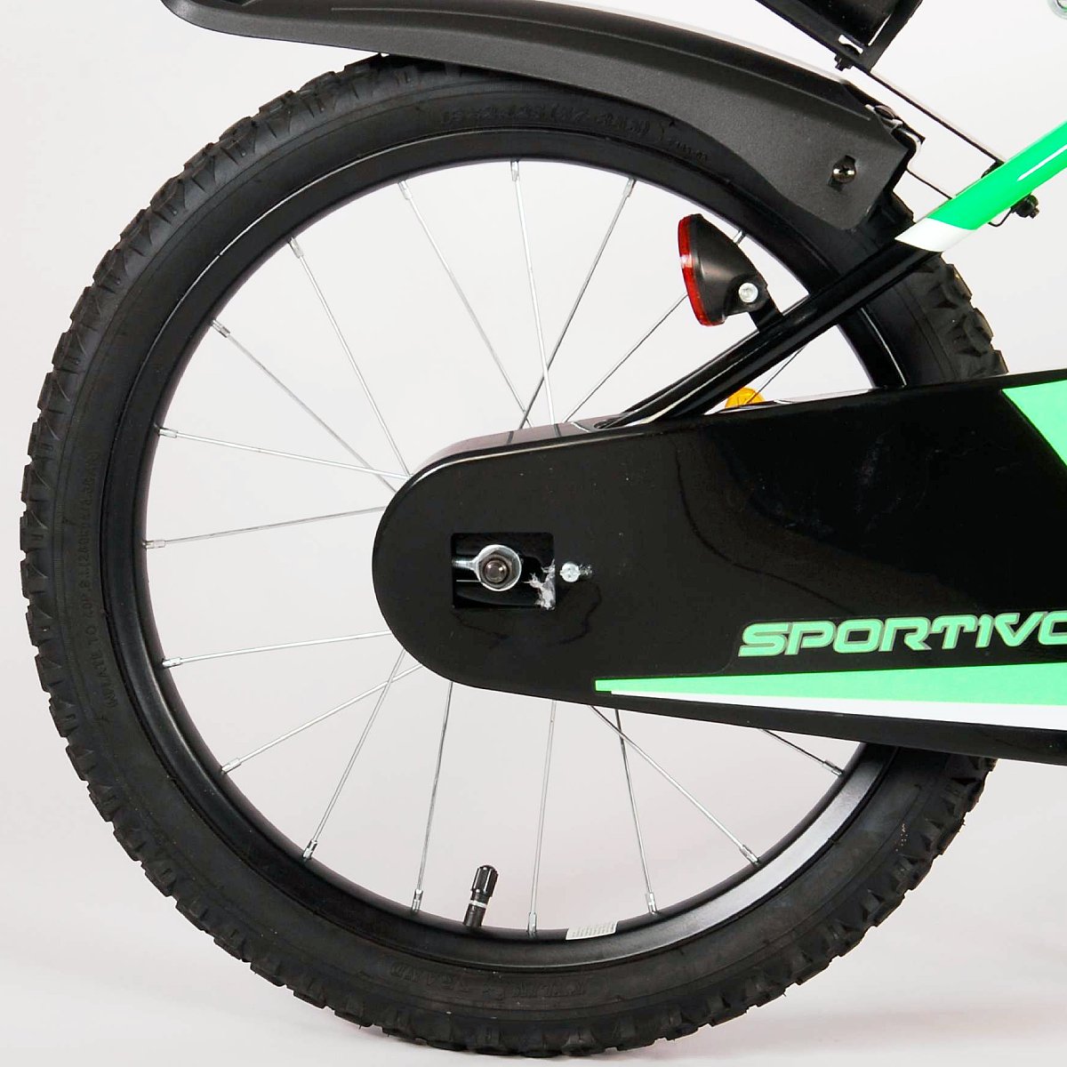 Vaikiškas dviratis VOLARE Sportivo, 18 dydis, žalios sp. - 6