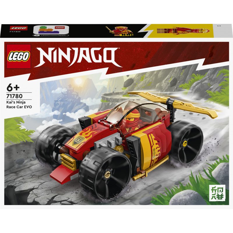 Konstruktorius LEGO NINJAGO KAI’S NINJA RACE CAR EVO