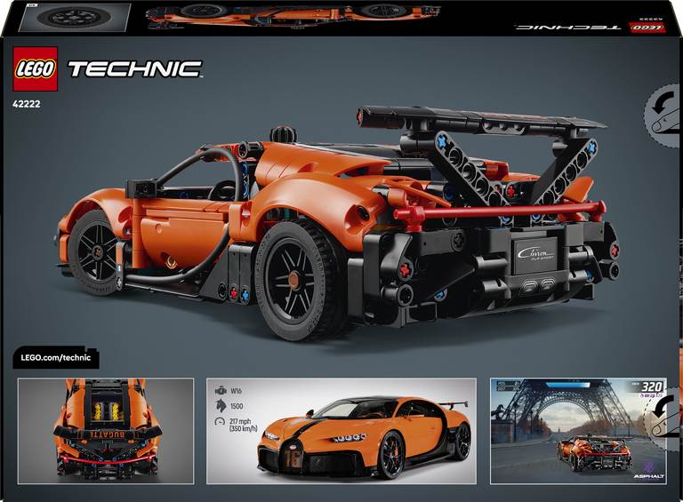 Konstruktorius LEGO Technic Bugatti Chiron Pur Sport Hypercar - 2