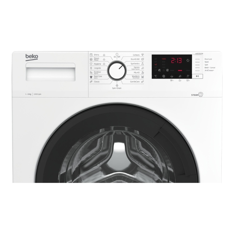 Skalbimo mašina Beko WUE 6512 BA, 6 kg, balta - 3