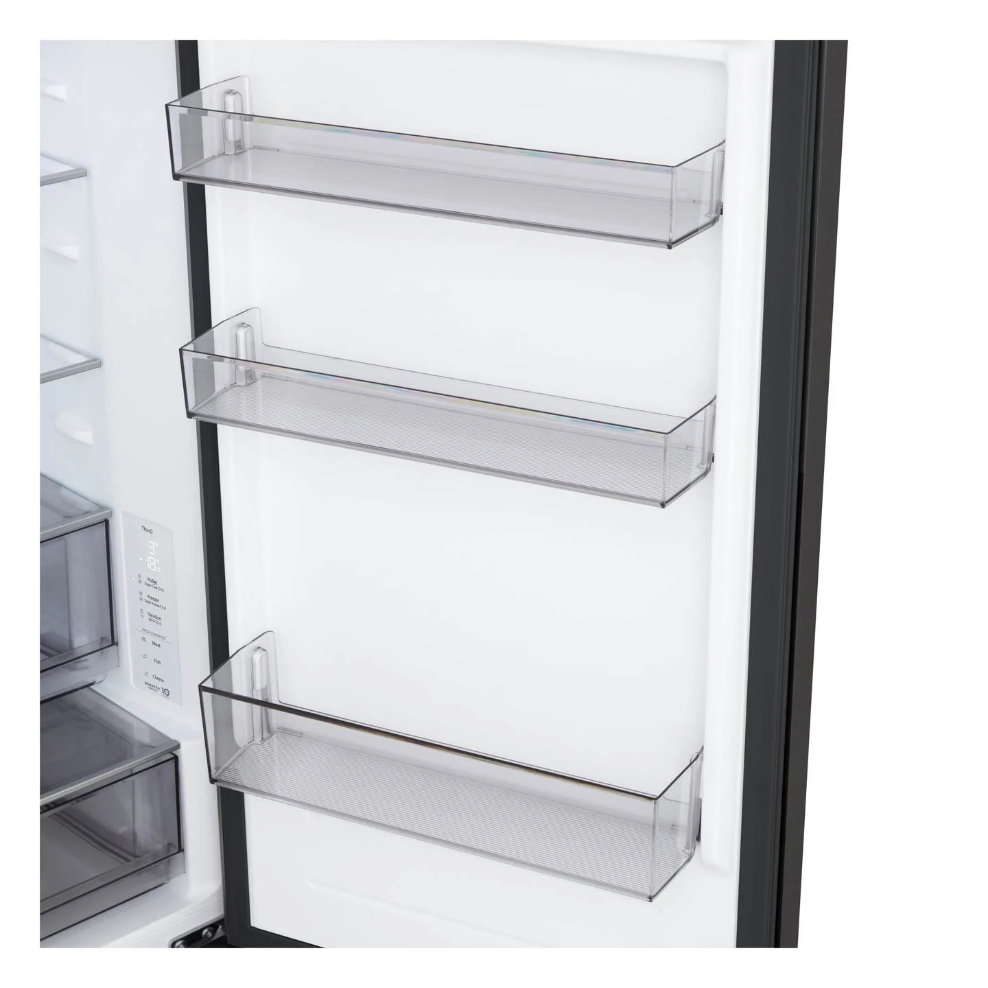 Šaldytuvas su šaldikliu LG GBBSJ1CCEP, juodos sp., 186 cm - 4