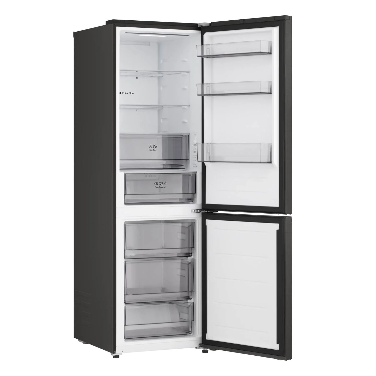 Šaldytuvas su šaldikliu LG GBBSJ1CCEP, juodos sp., 186 cm - 3