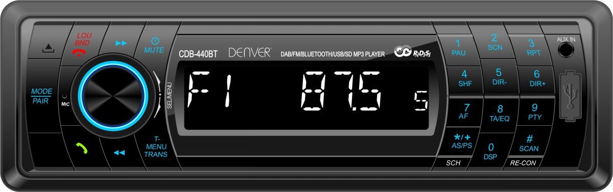 Automagnetola Denver CDB-440BT