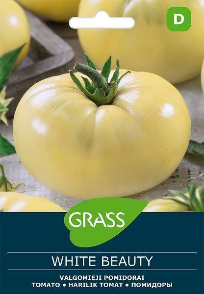 Pomidorų sėklos WHITE BEAUTY, 0,1 g-0