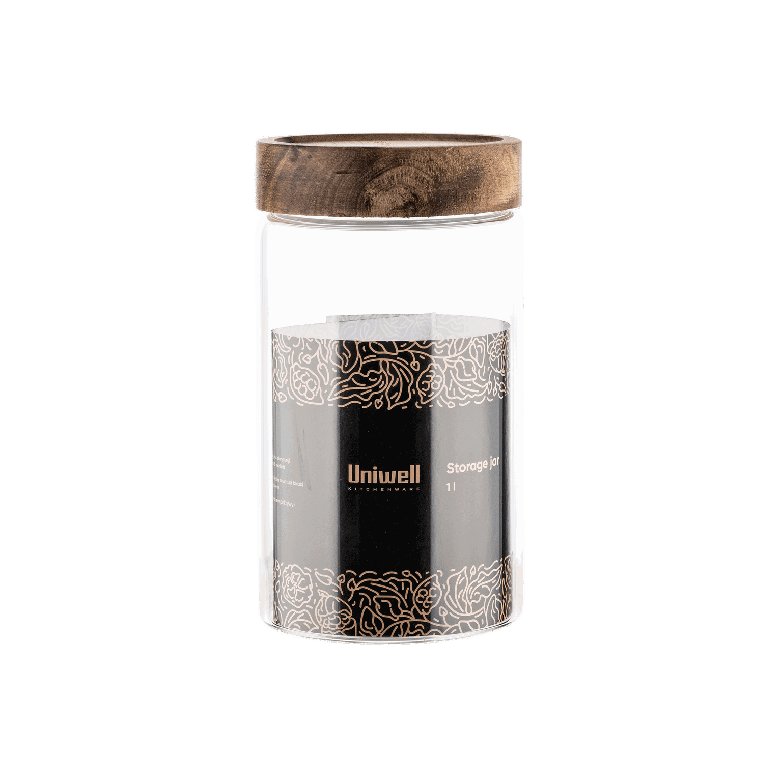 Birių produktų indas UNIWEL ACACIA, 1 L