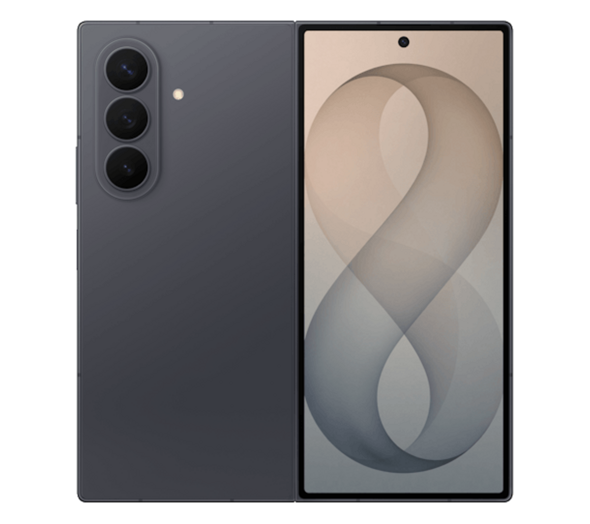 Mobilusis telefonas Samsung Galaxy Fold8 Ultra 5G 512GB, tamsiai pilkas-1