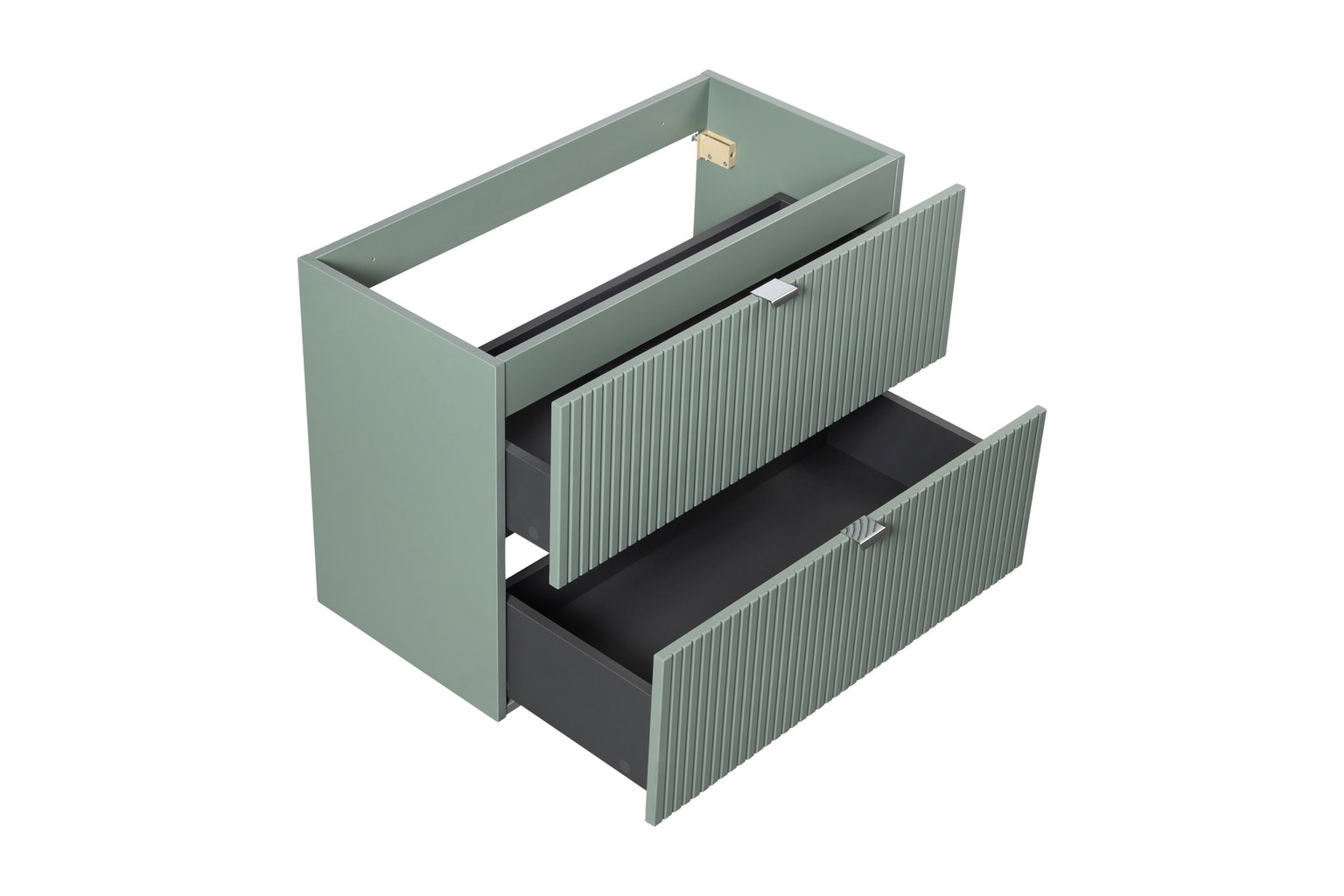 Vonios spintelė COMAD LINE REED GREEN 80, su stalčiais, 80 x 39 x 57 cm - 4