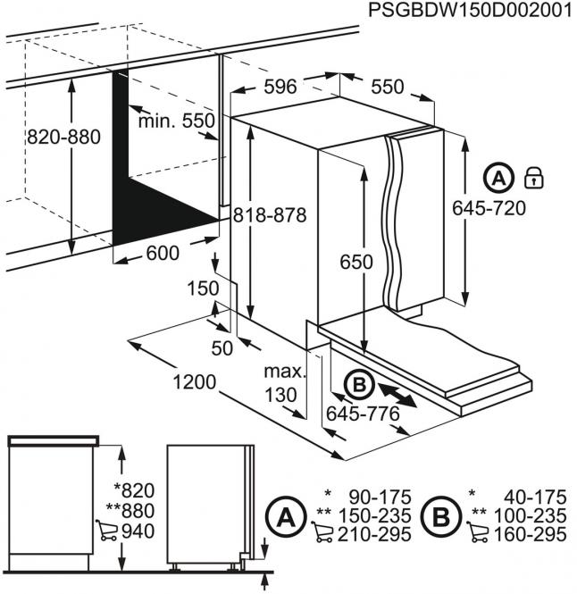 Įmontuojama indaplovė Electrolux EES48200L - 3