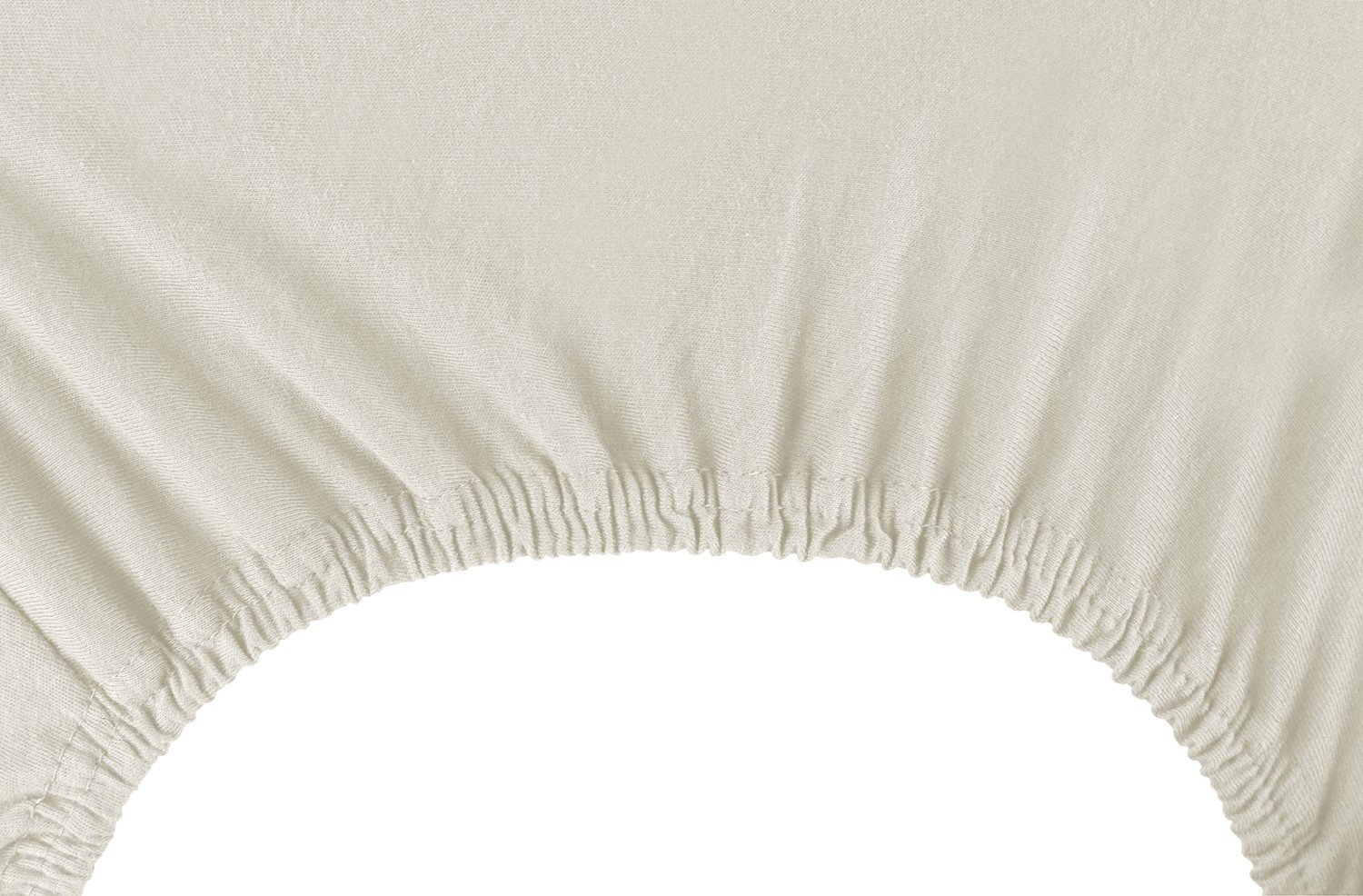 Jersey paklodė su guma Decoking NEPHRITE Creamy, 200x220 cm - 4