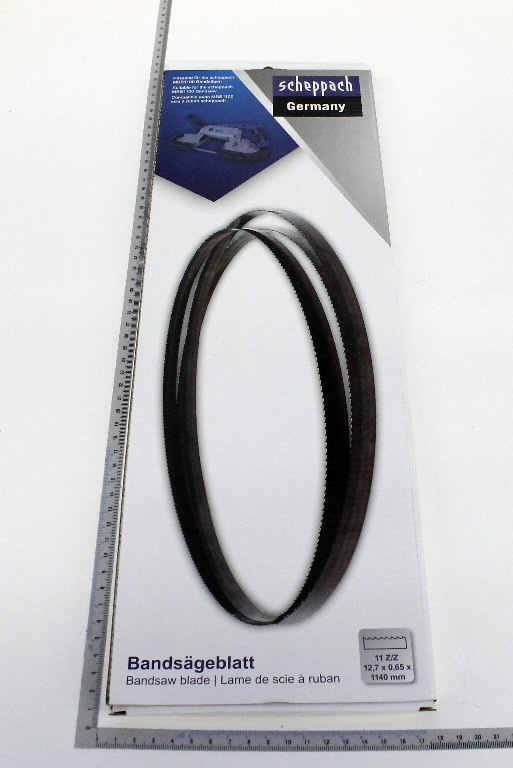 Pjovimo juosta Scheppach 1140 x 12,7 x 0,65 mm / 11 Z/Z 10-14 Tpi-0