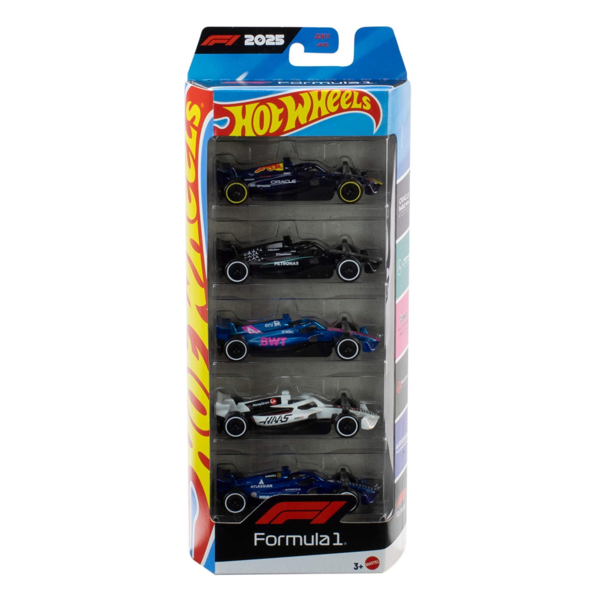 Automodelių rinkinys HOT WHEELS F1 bolidai, 5 vnt.-0