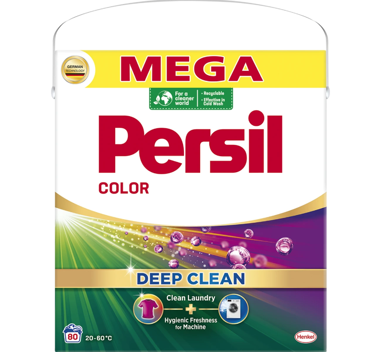 Skalbimo milteliai PERSIL Color, 80 skalbimų