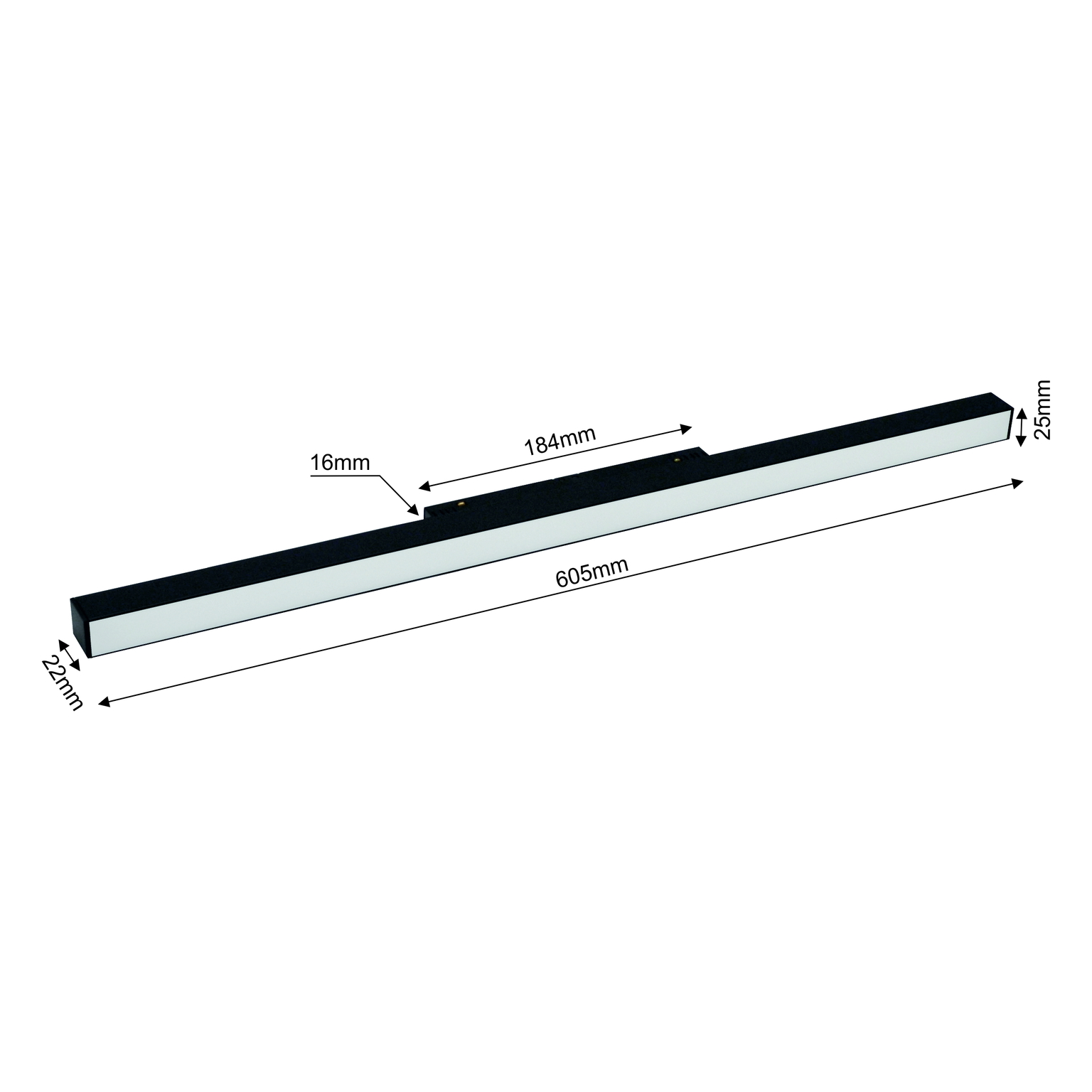 Išmanusis magnetinis LED bėgelių šviestuvas VESTALIGHT VESTA1056M, 18W, 3000-6000K, 1620lm-1