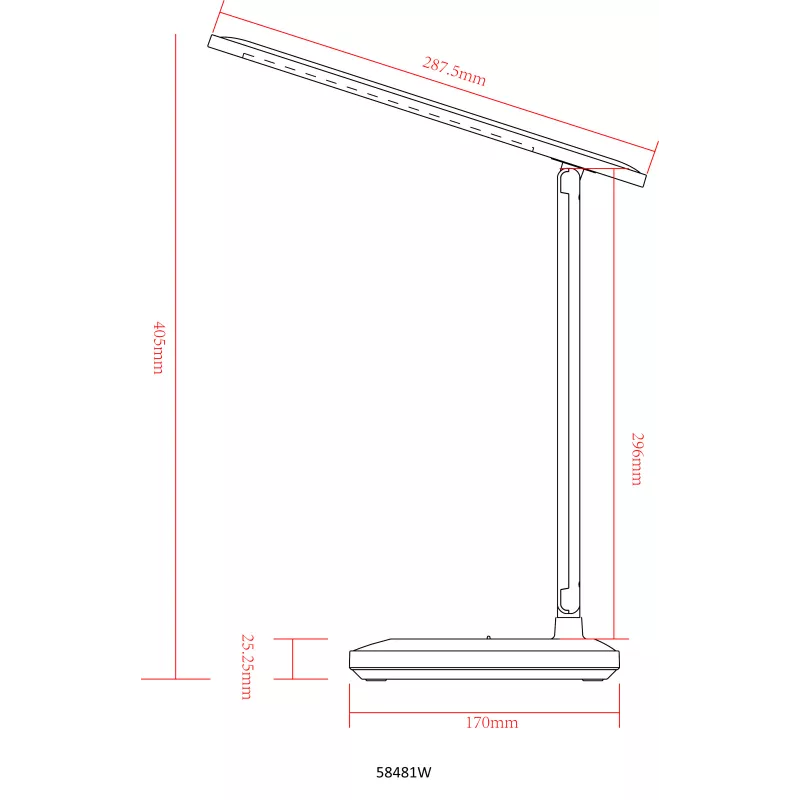 Stalinis LED šviestuvas GLOBO LORNA 3W CCT2800-6500K 270lm įkraunamas touch On/Off baltas - 5