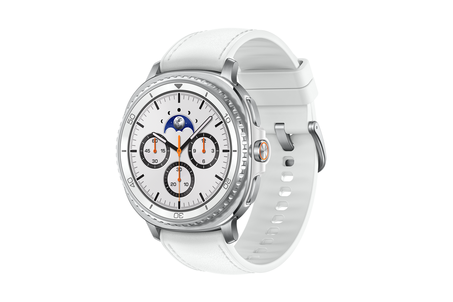 Išmanusis laikrodis Samsung Galaxy Watch 8 Classic LTE, 46mm, balta-0