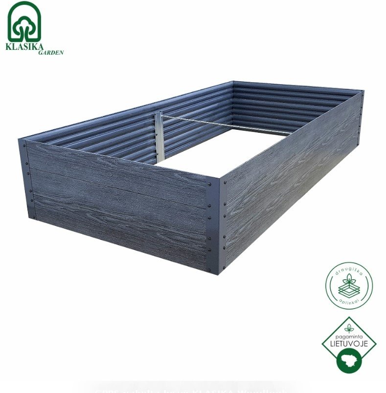GPPS, pakelta lysvė Klasika Wood Look, ruda - 4