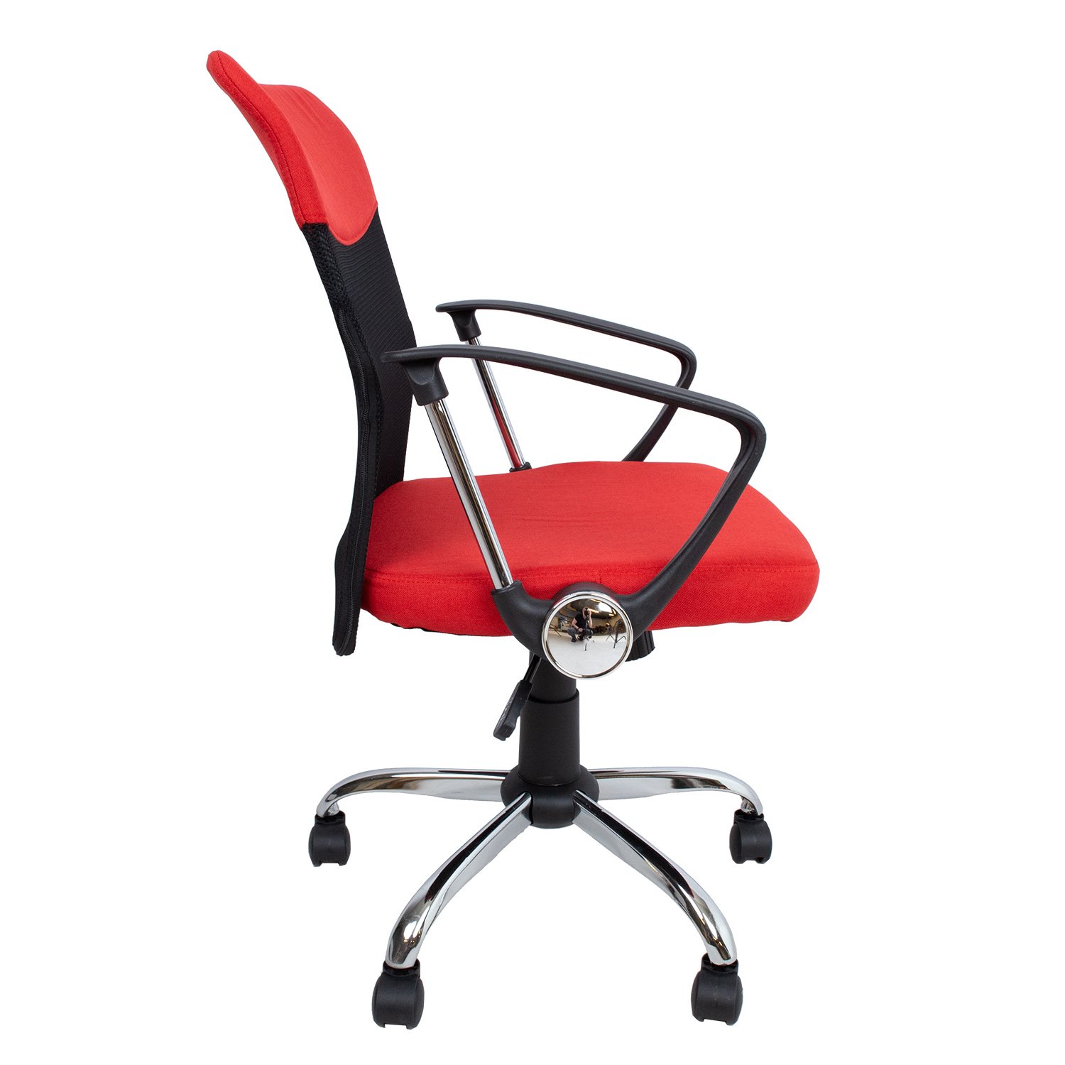 Biuro kėdė DARIUS, 57x57xH93-103 cm, raudona - 3