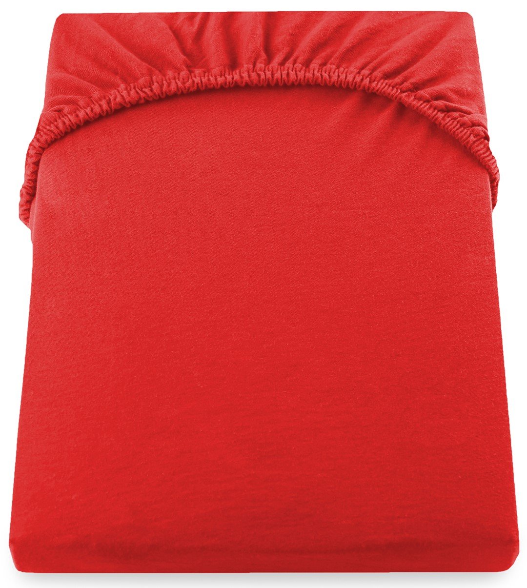 Jersey paklodė su guma Decoking AMBER Red, 200x220 cm - 2