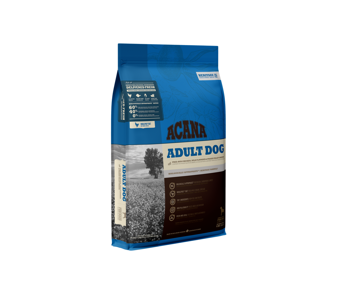 Sausas šunų ėdalas Acana Adult Dog, 11,4 kg