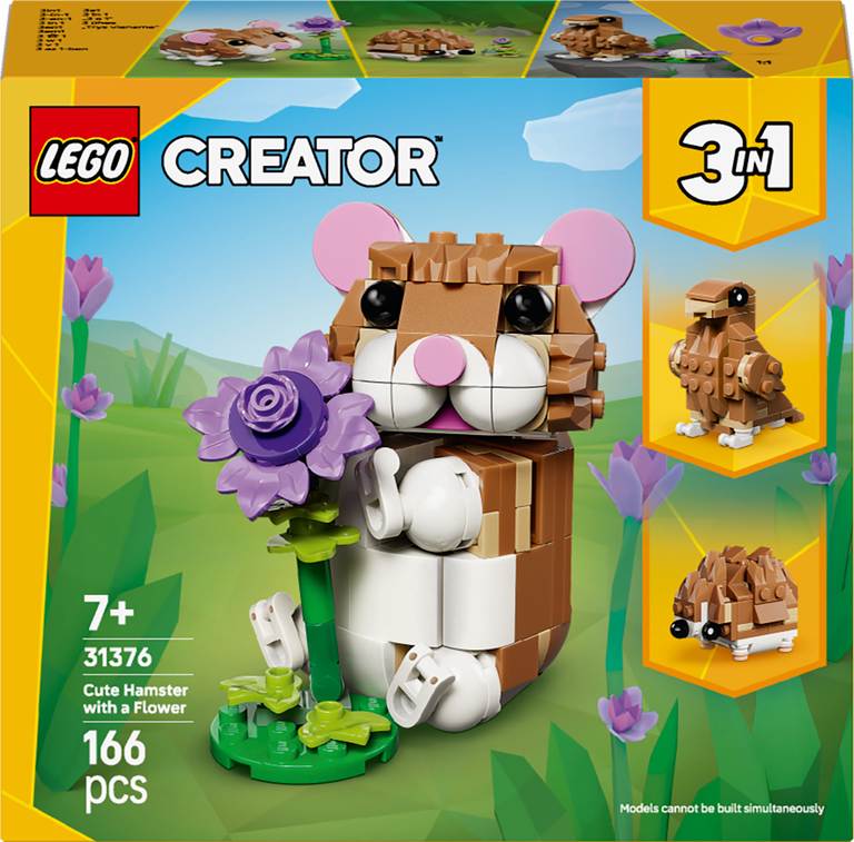 Konstruktorius LEGO Creator Cute Hamster with a Flower - 1