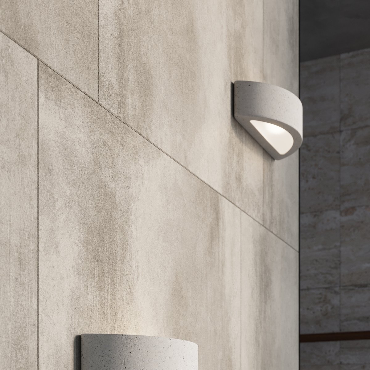 Sieninis šviestuvas SOLLUX ATENA betonas - 8