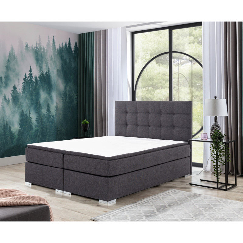 Lova Inez 180x200 cm, juoda-1