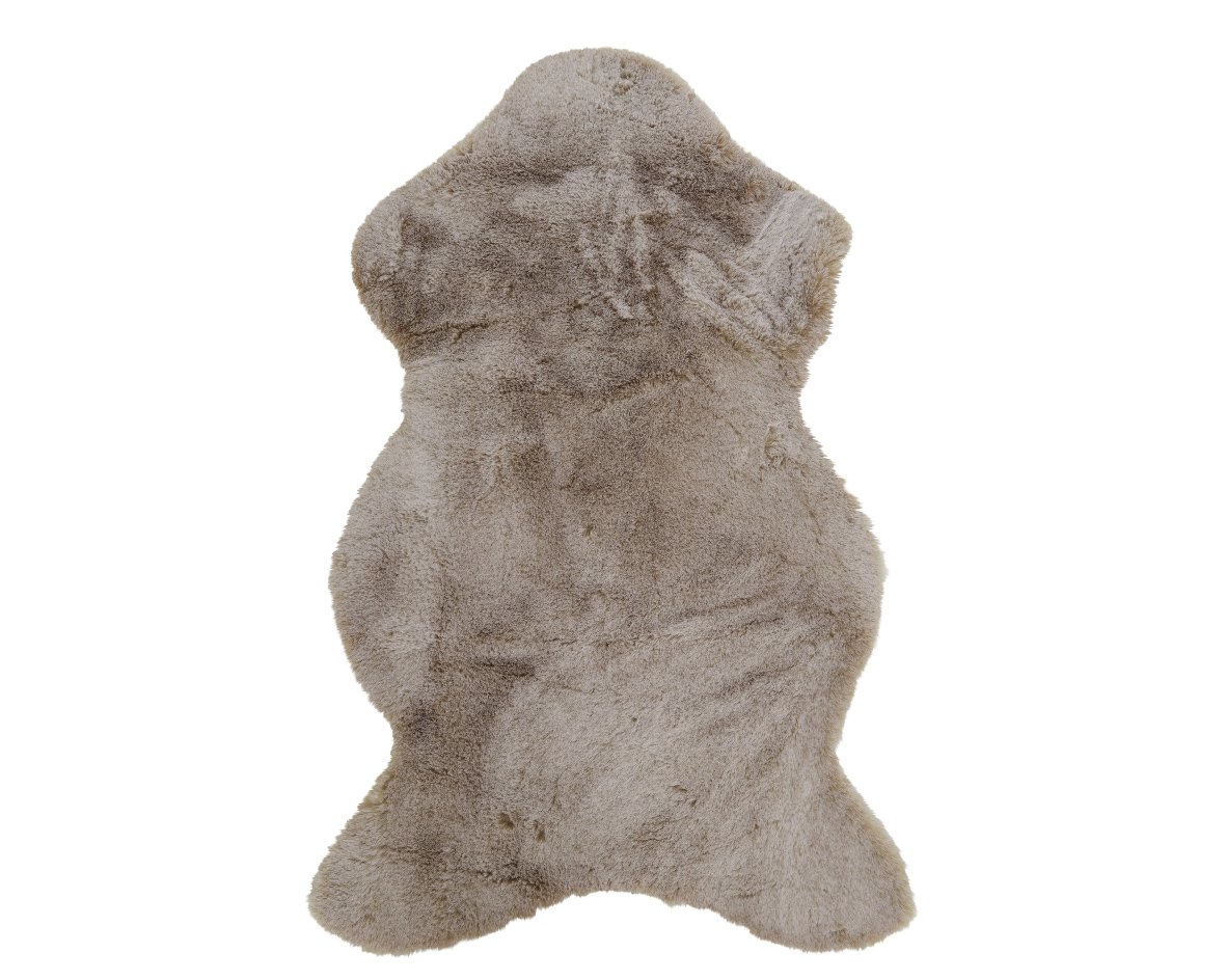 Dirbtinis kailis DECORIS, smėlio sp., 50 x 90 cm, 100 % poliesteris