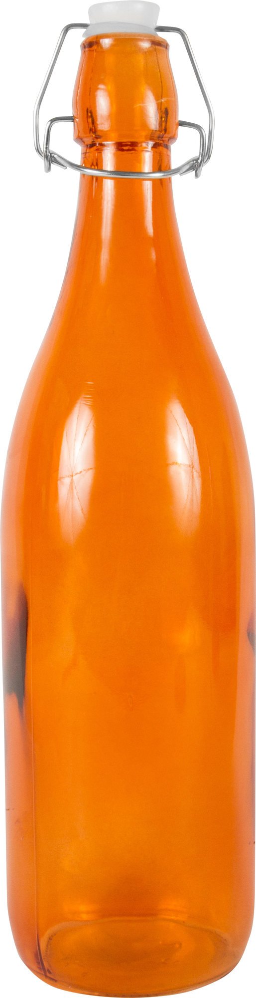 Stiklinis butelis su hermetiniu kamščiu, įv. spalvų, 1 L - 5
