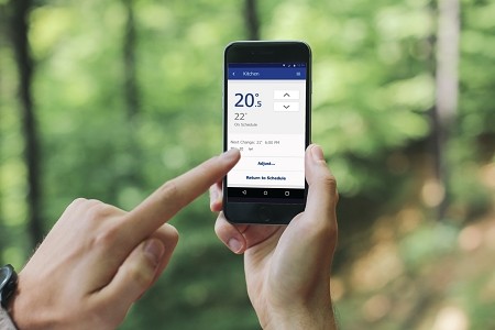 Termostatas Comfort Touch, Wi-Fi, bluetooth, su grindų ir patalpos temperatūros jutikliais-1