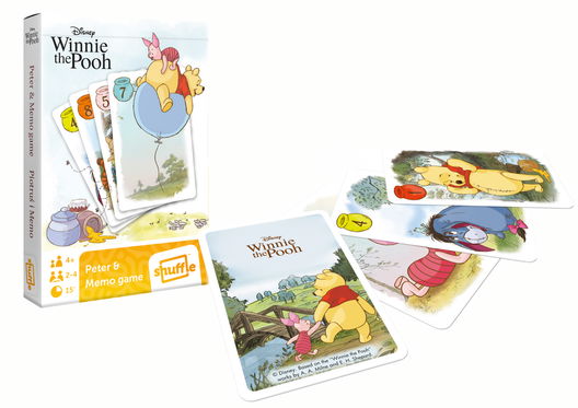 Kortų žaidimas 2in1 Winnie the Pooh - Peter & Memo game - 3