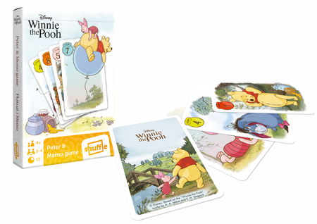 Kortų žaidimas 2in1 Winnie the Pooh - Peter & Memo game-1