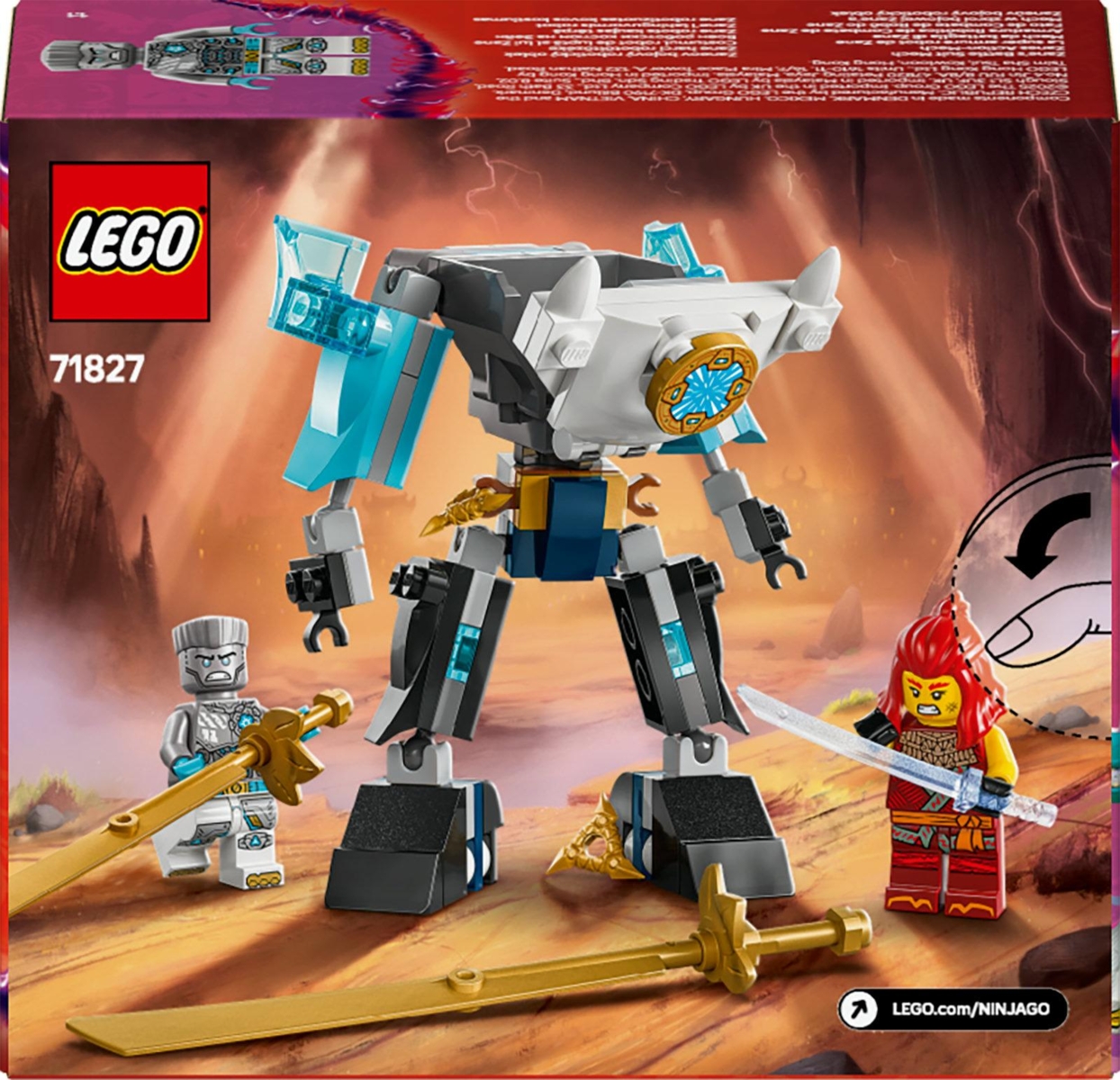 Konstruktorius LEGO Ninjago Zane's Battle Suit Mech - 8
