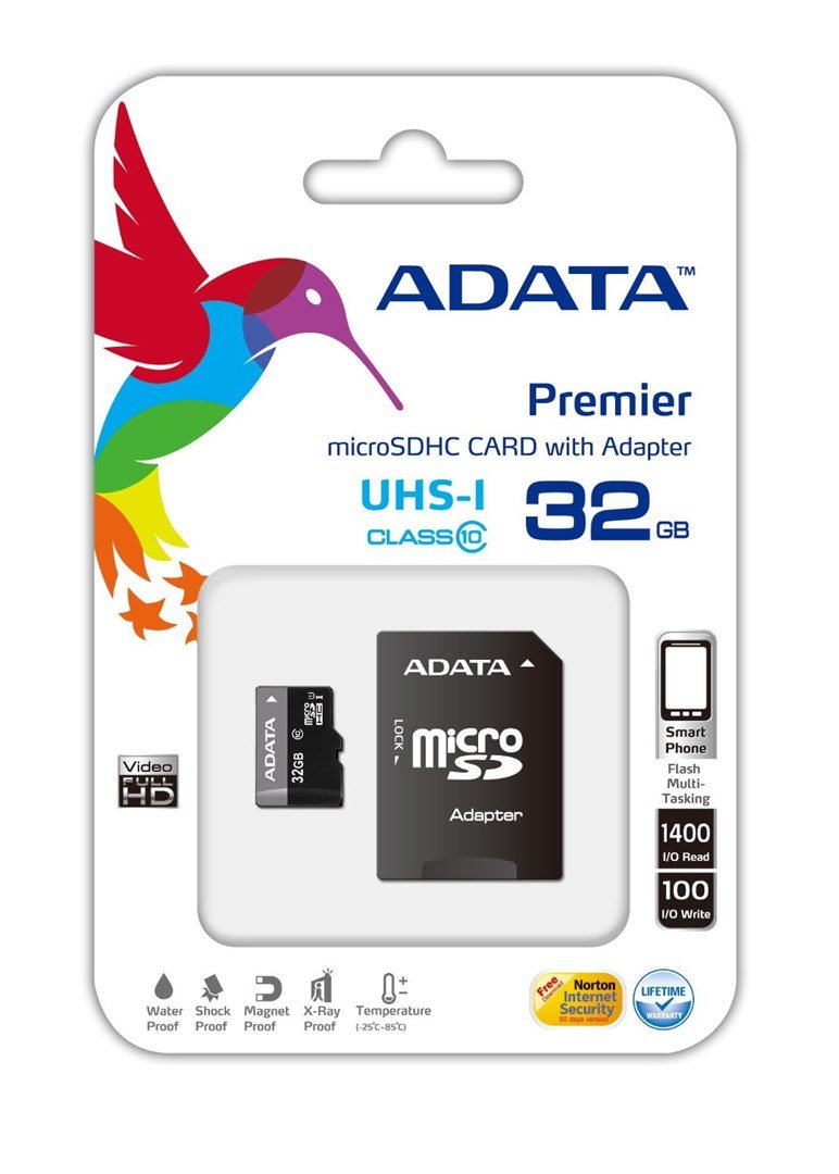 Atminties kortelė A-Data Micro SDHC, 32 GB