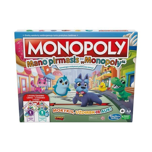 Stalo žaidimas MONOPOLY: Mano pirmasis "Monopoly", lietuvių kalba